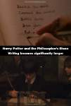 Harry Potter and the Philosopher's Stone mistake picture