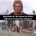 Superman IV: The Quest for Peace mistake picture