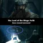 The Lord of the Rings: The Fellowship of the Ring mistake picture