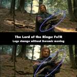 The Lord of the Rings: The Fellowship of the Ring mistake picture