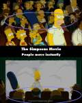 The Simpsons Movie mistake picture