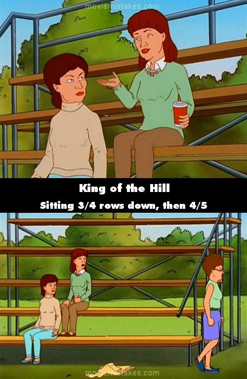 King of the Hill mistake picture