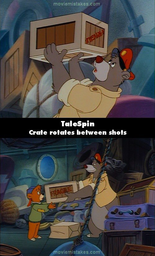 TaleSpin mistake picture