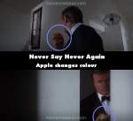 Never Say Never Again mistake picture