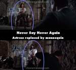 Never Say Never Again mistake picture