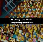 The Simpsons Movie mistake picture