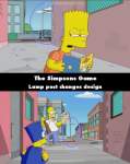 The Simpsons Game mistake picture