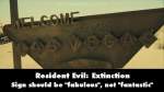 Resident Evil: Extinction mistake picture