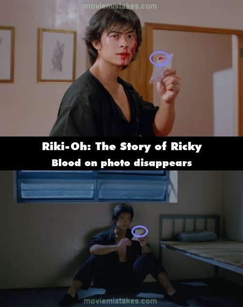 Riki-Oh: The Story of Ricky mistake picture