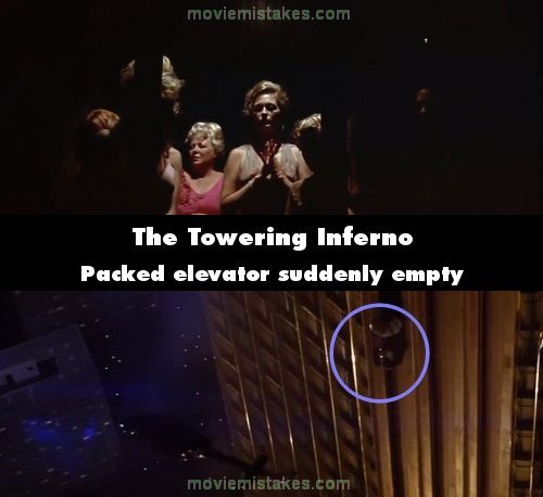 The Towering Inferno mistake picture