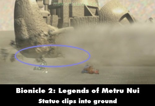 Bionicle 2: Legends of Metru Nui mistake picture