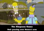 The Simpsons Game mistake picture