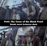 Pirates of the Caribbean: The Curse of the Black Pearl mistake picture