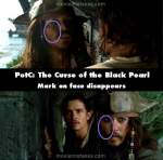 Pirates of the Caribbean: The Curse of the Black Pearl mistake picture