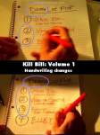 Kill Bill: Volume 1 mistake picture